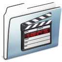 movie,folder,graphite,smooth,film,video icon