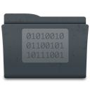 code, folder, golden icon