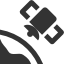 satellite,orbit icon