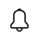 bell, decoration, ring svg vector icon