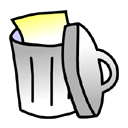 trash,full,recycle bin icon