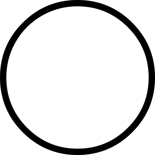 Circle svg vector icon