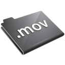 grey, mov icon