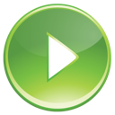 controls, green, play icon