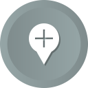 add, gps, location, map, more, navigation, pin svg vector icon
