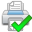 accept, print icon