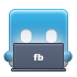 facebook,laptop,user,social,social network,computer,account,profile,people,human,sn icon