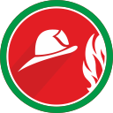 burn, fire, flame, helmet svg vector icon
