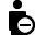 user,half,remove,delete,del,account,profile,people,human icon
