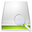 disk, hard, search icon