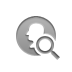coin,silhouette,zoom icon