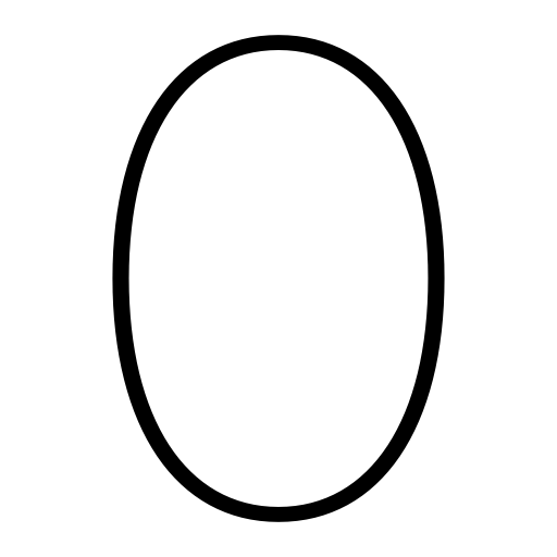 Number svg vector icon