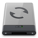 b, grey, sync icon