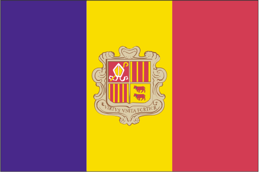 Andorra svg vector icon