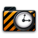orange,alarm icon
