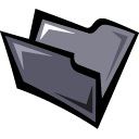 folder,graphite icon