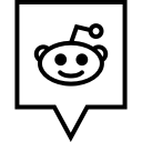 communication, media, reddit, social svg vector icon