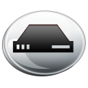 hard,drive,silver icon