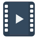 film, movie svg vector icon