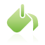 bucket, green, paint icon