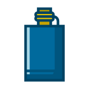 bottle, drink, water svg vector icon