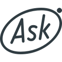ask, brand, brands, logo, logos svg vector icon