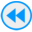 previous, rewind icon