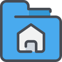 document, file, folder, home svg vector icon