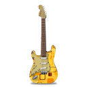guitar, retropeach, stratocastor icon