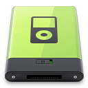 green, ipod icon