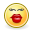 face, kiss icon