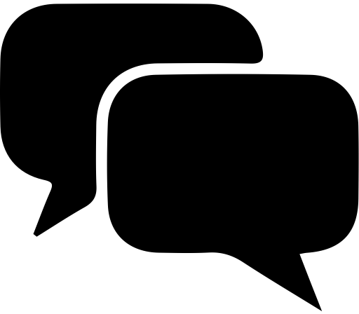 Chat Log svg vector icon