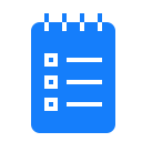 list, notebook svg vector icon