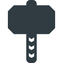 comic, hammer, marvel, movie, thors svg vector icon