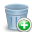 trashcan,add,plus icon