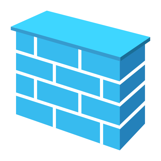 Firewall svg vector icon