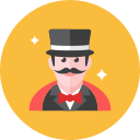 magician svg vector icon