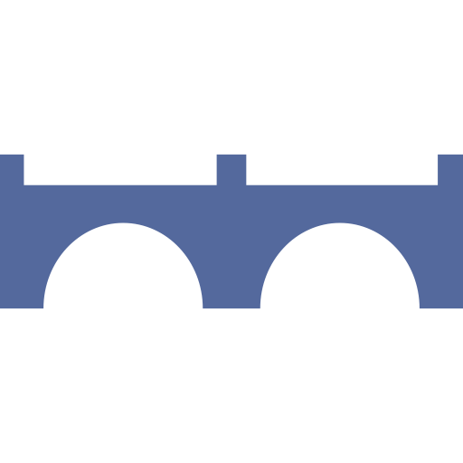 Tractor Bridge svg vector icon