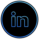 app, linked in, linkedin, media, network, social, web svg vector icon