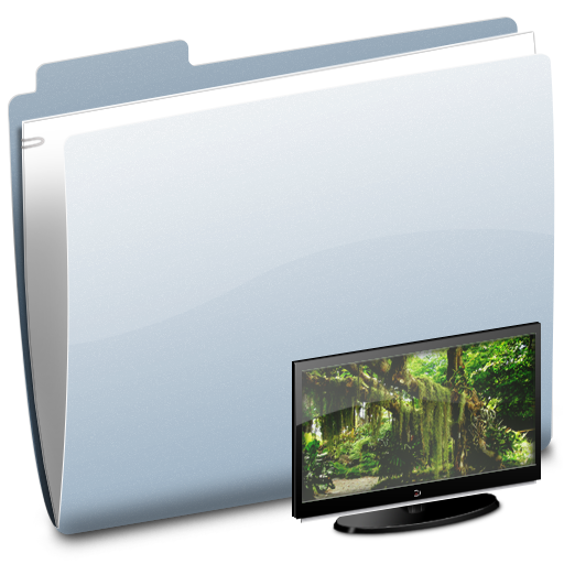 folder,tv,television icon