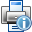 information, printer icon