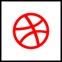 company, dribbble, logo, media, social svg vector icon