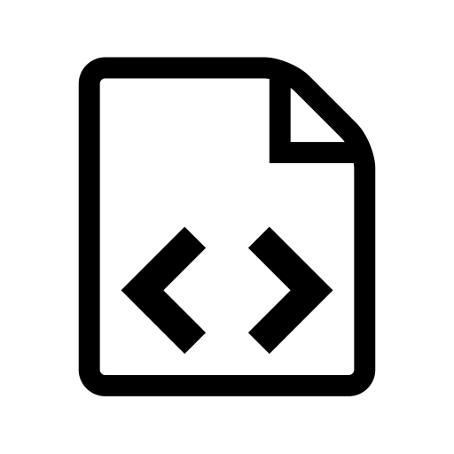 Code svg vector icon