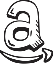 amazon, doodle, hand drawn, social svg vector icon