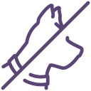 animals, forbidden, no, not allowed, pet, sign svg vector icon