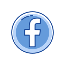 facebook logo, label, logo, website svg vector icon