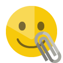 smiley,attachment icon