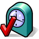 clock,setting,alarm,time,history,alarm clock,configuration,config,preference,option,configure icon