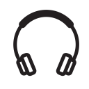headphones, listen, music, play, run, running svg vector icon
