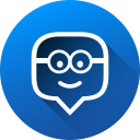edmodo, education, gradient, long shadow, media, social, social media svg vector icon